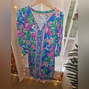 Blue and Pink ChillyLilly Nadine Dress